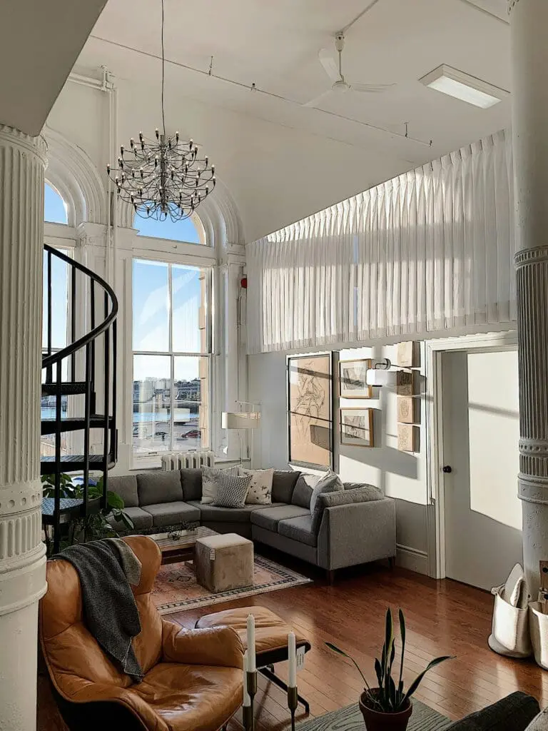 Comfortable living area with cozy seating and natural light, perfect for families looking for rent to own Raleigh options that balance flexibility with long-term stability.