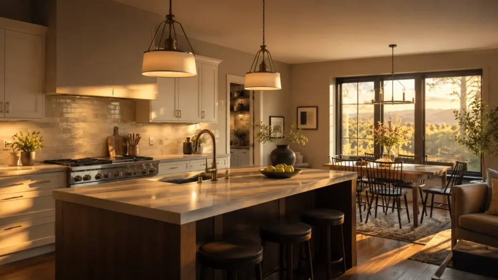 Warm sunlit kitchen interior of a lease to own home, representing what families gain when they ask the right questions and take the first step with Burson Home Advisors