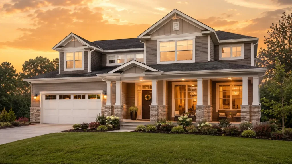 Beautiful front exterior of Tonya’s lease to own home in Winston-Salem, representing new beginnings and planting roots